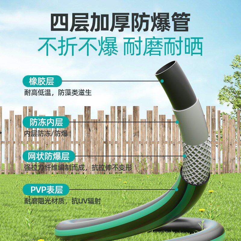 壁挂式自动回收水管软管浇花高压洗车水枪庭院花园家用收纳卷管器