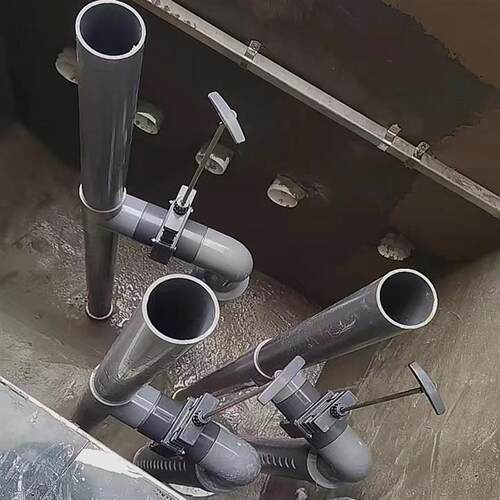 各种大小锦鲤鱼池帆布池地缸沉淀仓发散管h管沉淀增加99%沉淀效果