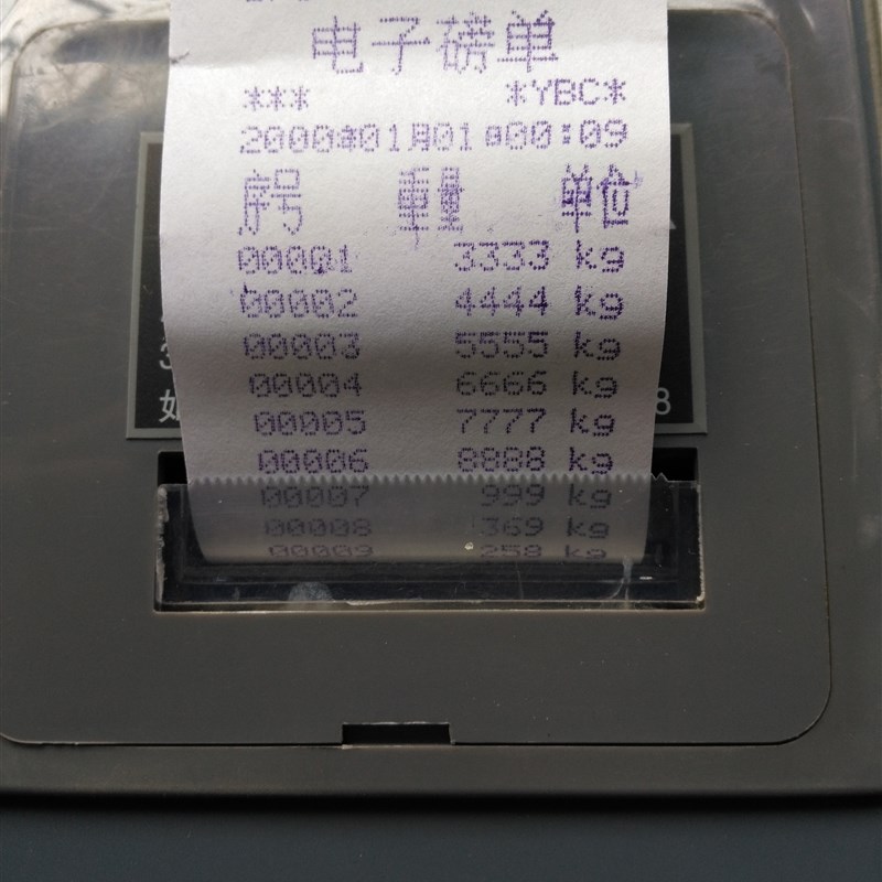 XK3901-09MP无线电子吊秤吊称重显示器沃众吊磅磅单打印机秤盘子