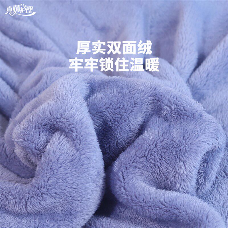 卧床老人腿部保暖护膝袜老寒腿睡眠加长男女老年人护理专用护腿套