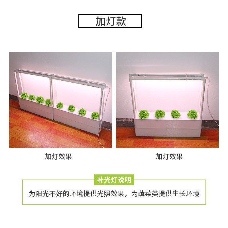 无土栽培黄瓜水培蔬菜家庭室内阳台种菜智能箱自动管道式设备