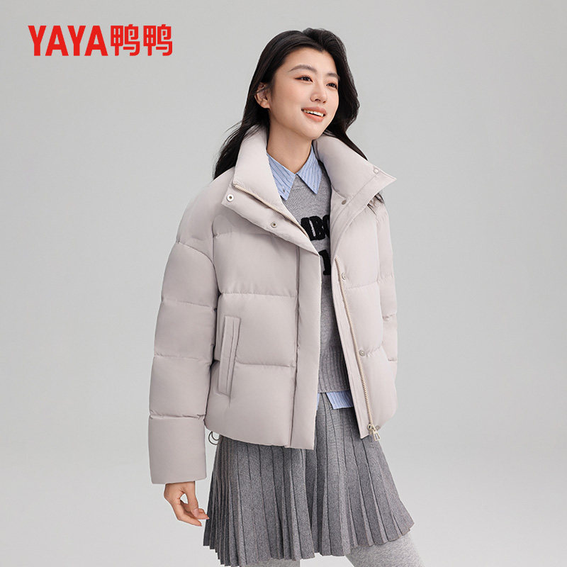 鸭鸭厚款潮流羽绒服女2026新款