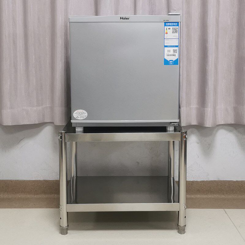 不锈钢小冰箱置物架二层迷你小型冰柜垫高增高架冷藏冷冻柜支架