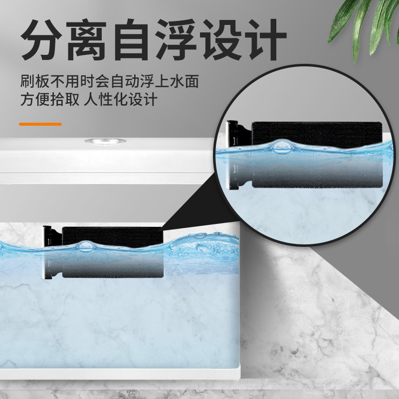 老渔匠鱼缸刷清洁工具擦玻璃除藻刮藻刀磁力刷清洗神器图片