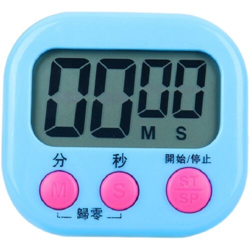 多功能定时器厨房烘焙大屏幕数字提醒器倒计时电子计时器闹钟闹表