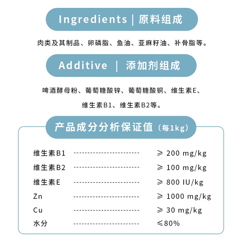 纽贝健皮肤康混悬乳宠物猫狗鱼油卵磷脂掉毛猫癣提高皮肤免疫力