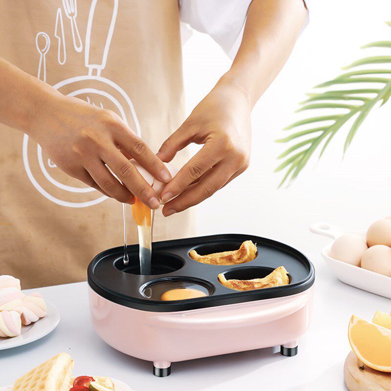 胤帆煎蛋神器鸡蛋汉堡机平底锅不粘锅迷你家用煎蛋饼锅网红早餐锅