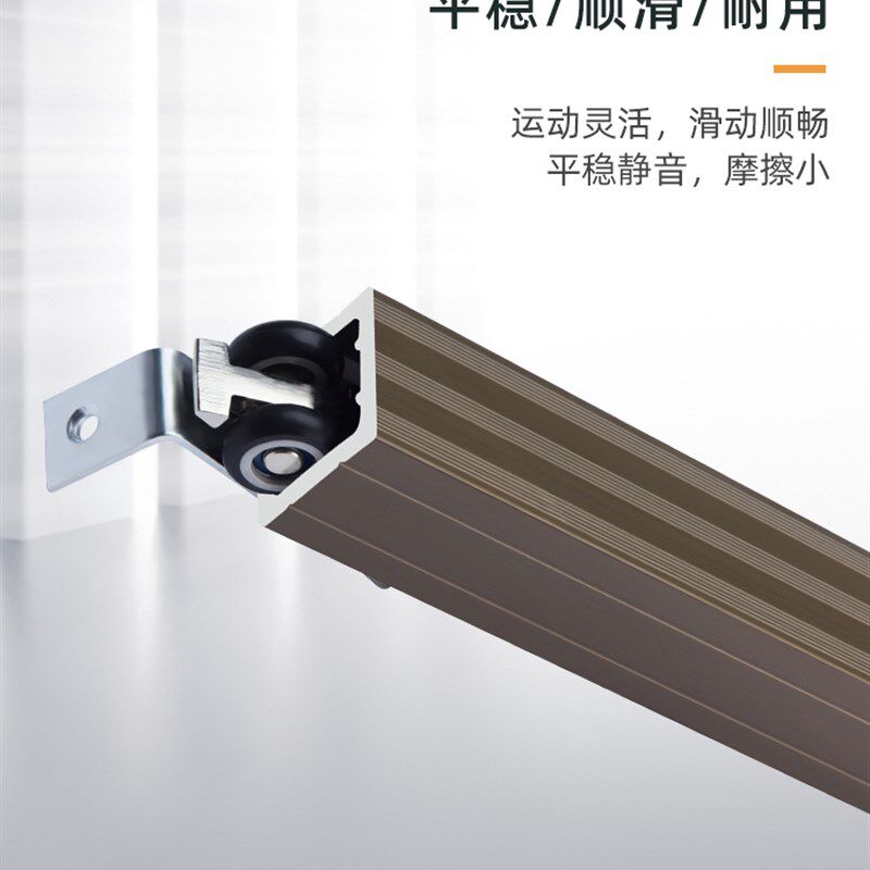 移门轨道吊滑导轨滑道滑轮实木玻璃拉门吊门木门摺叠门吊轮吊轮