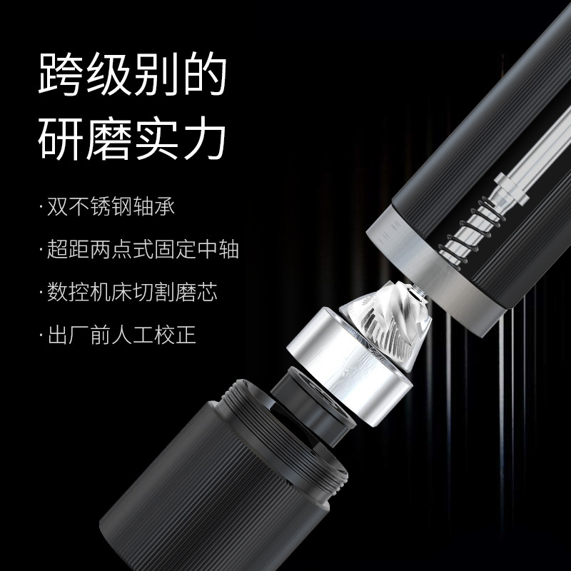 圆乐手摇磨豆机 咖啡豆研磨机 手磨咖啡机磨豆机器手摇手动磨豆机