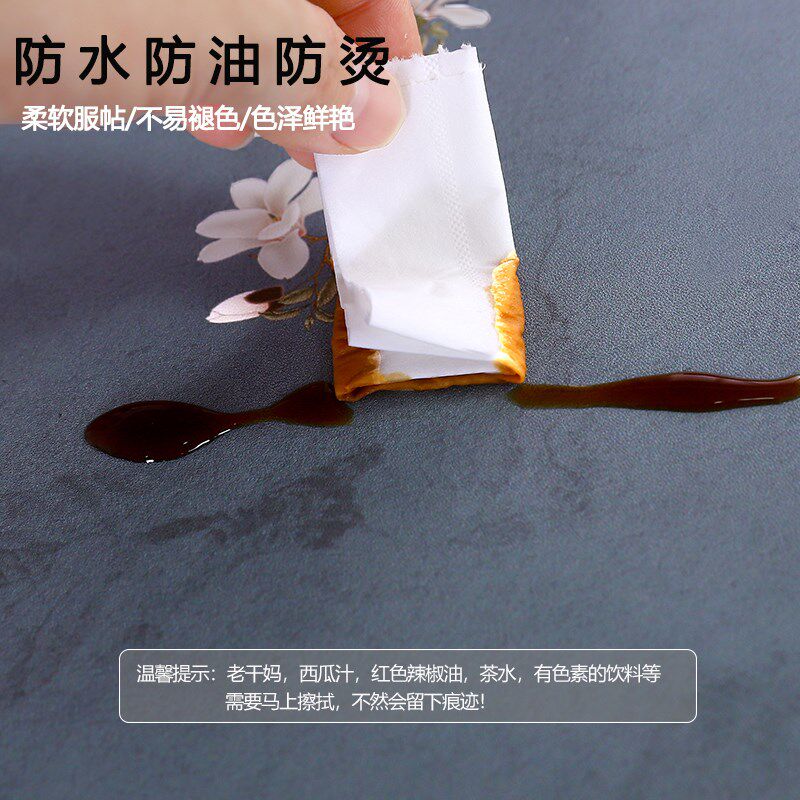 防水防油桌布烤火桌子罩套茶几桌布烤火桌防水皮罩免洗电暖炉皮套