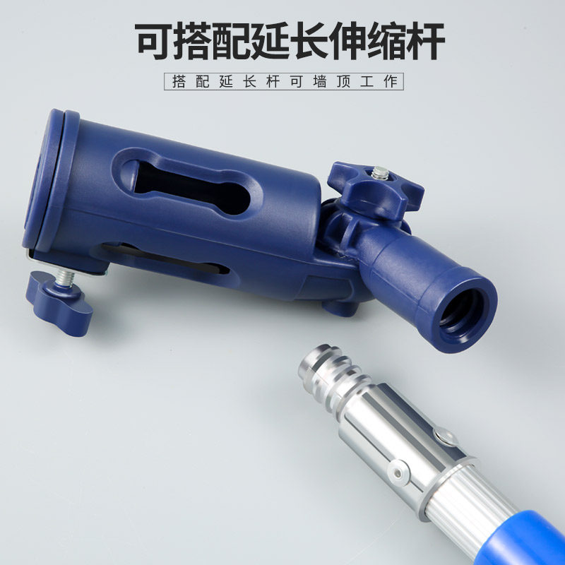 滚筒刷子油灰刀万向夹持器夹子转接头油漆杆连接器工具死角刷漆