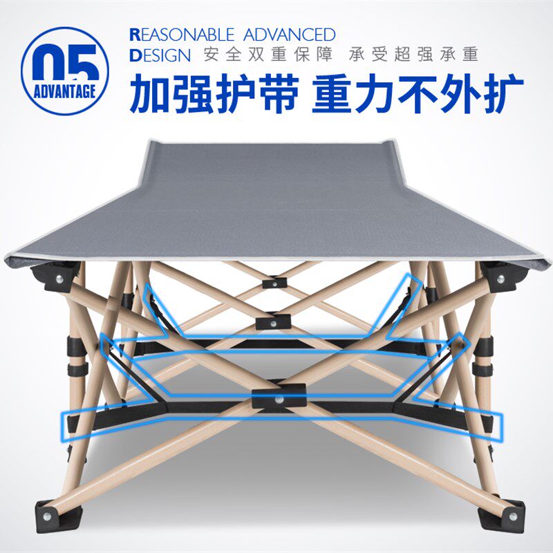 便携收纳户外折叠床午休床保姆床躺椅办公室午睡床休闲陪护床包邮