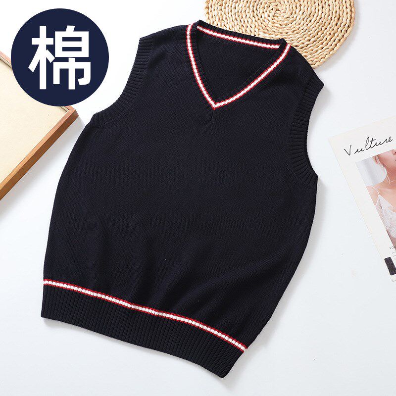 中小学校服儿童马甲学生针织开衫校服/园服