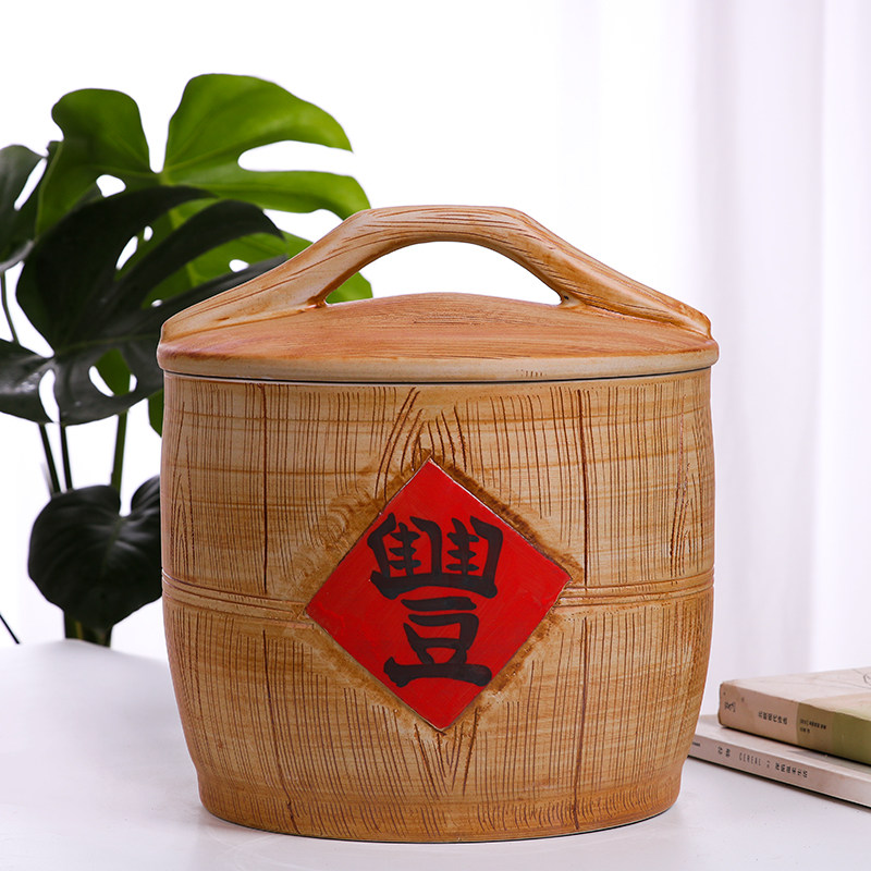 景德镇米桶家用米缸密封面粉储米箱10斤20斤30斤装防潮防虫装米桶