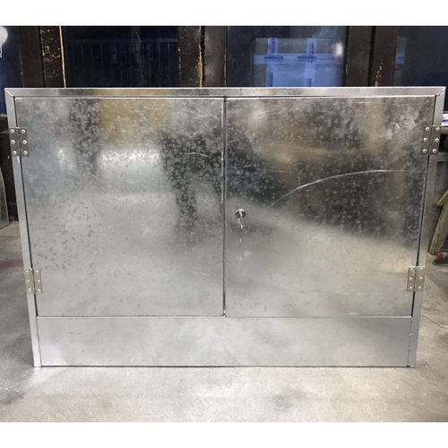 特超大不锈钢文件柜子铁皮工具柜收纳置物双开门箱子定做工业带锁
