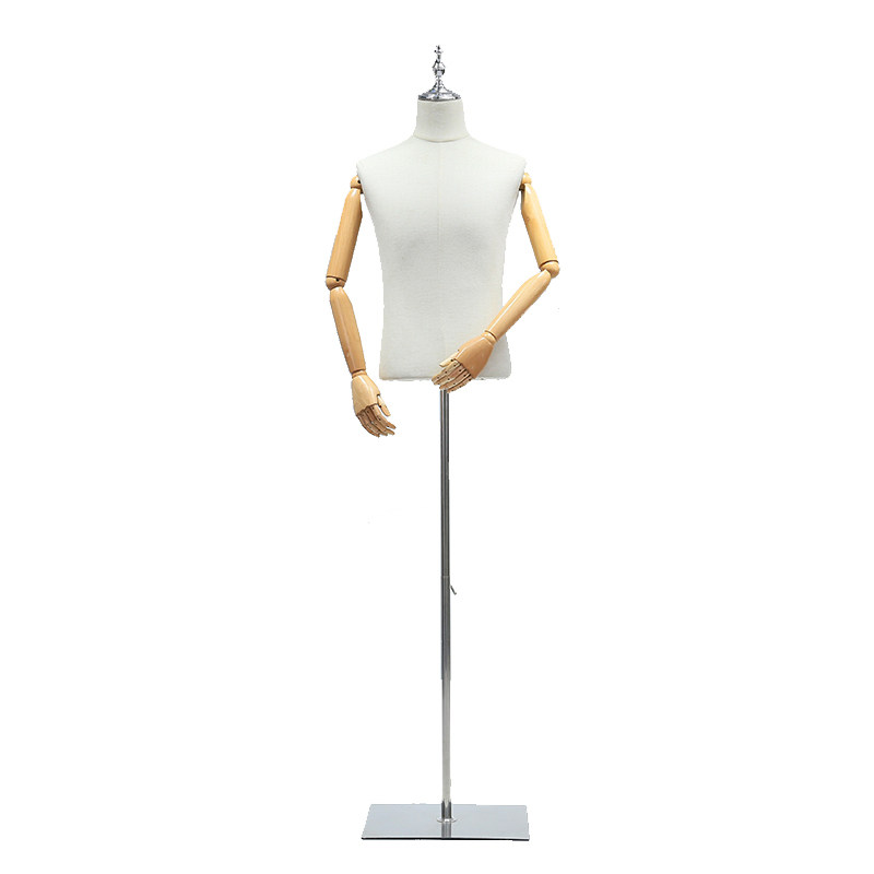 服装店男模特道具半身男装人台橱窗西装礼服拍摄模特展示架全身