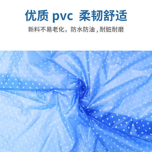 防水围裙大人家用厨房防油pvc透明塑料胶围腰男女水产专用工作服