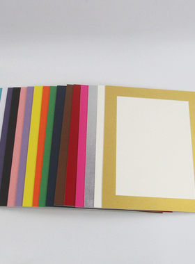 10个简易卡纸画框a4证件纸相框挂墙卡纸裱儿童画A4裱画框