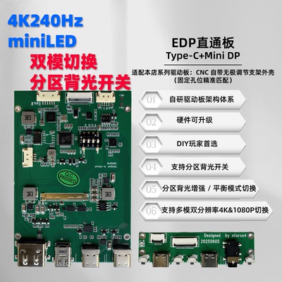 4K240双模一线通HDMI2.1驱动板
