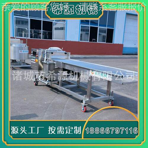 全新供应天妇罗蔬菜裹浆机 水果块上浆淋浆设备 薯塔上浆上粉机