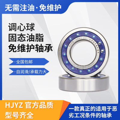 固态油脂免维护调心球轴承2204轴承双列调心球轴承S2204 2204CE
