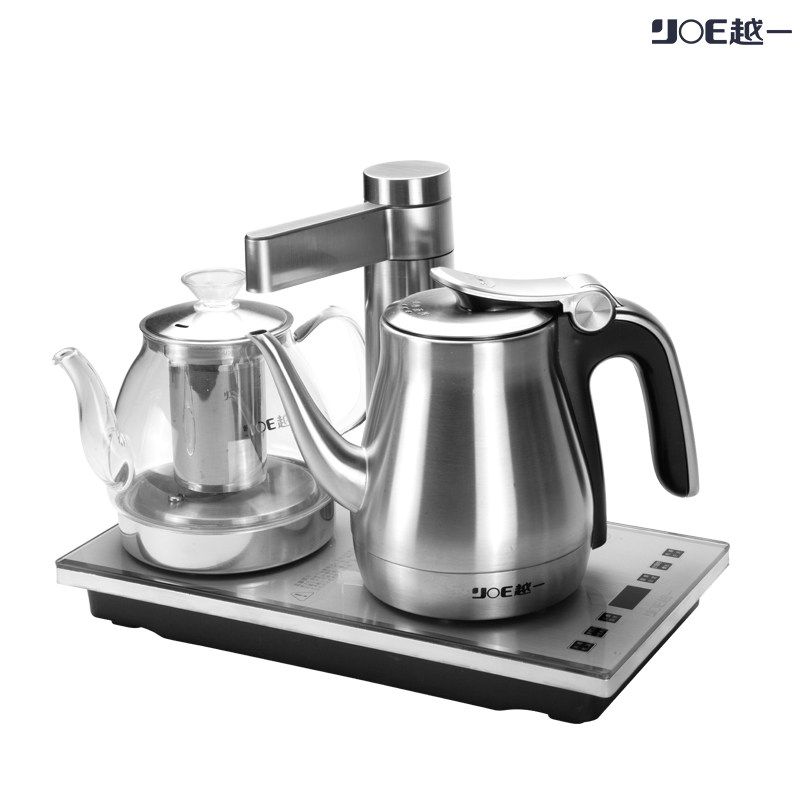 越一A6全自动上水电热烧水壶1.2升恒温煮茶电茶炉茶具嵌入用套装