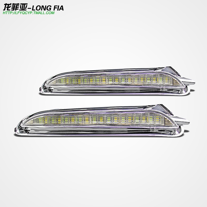 专用于别克昂科拉日行灯 昂克拉LED日间行车灯改装转向灯流光小灯