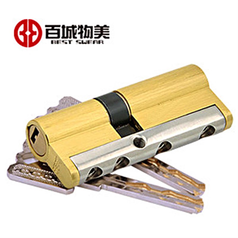 防盗门锁芯空转叶片超B级C级家用进户门大门锁具防打断通用型