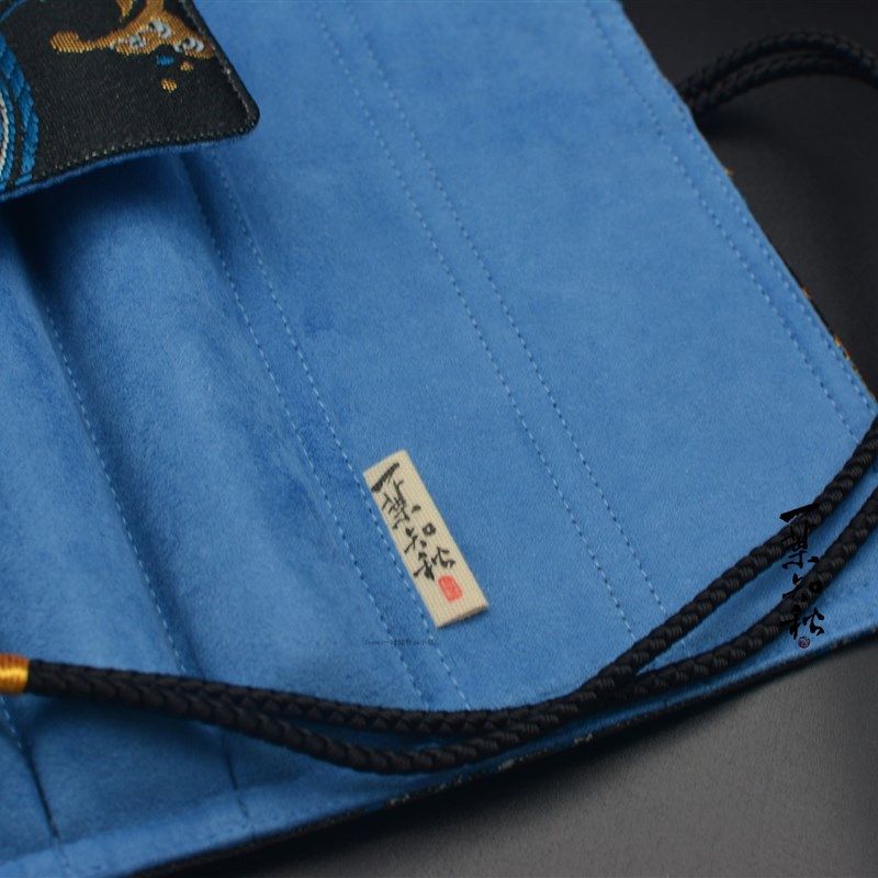 知秋家 一叶知秋 钢笔 笔帘 【锦鲤】 手作  收纳 西阵织 文具