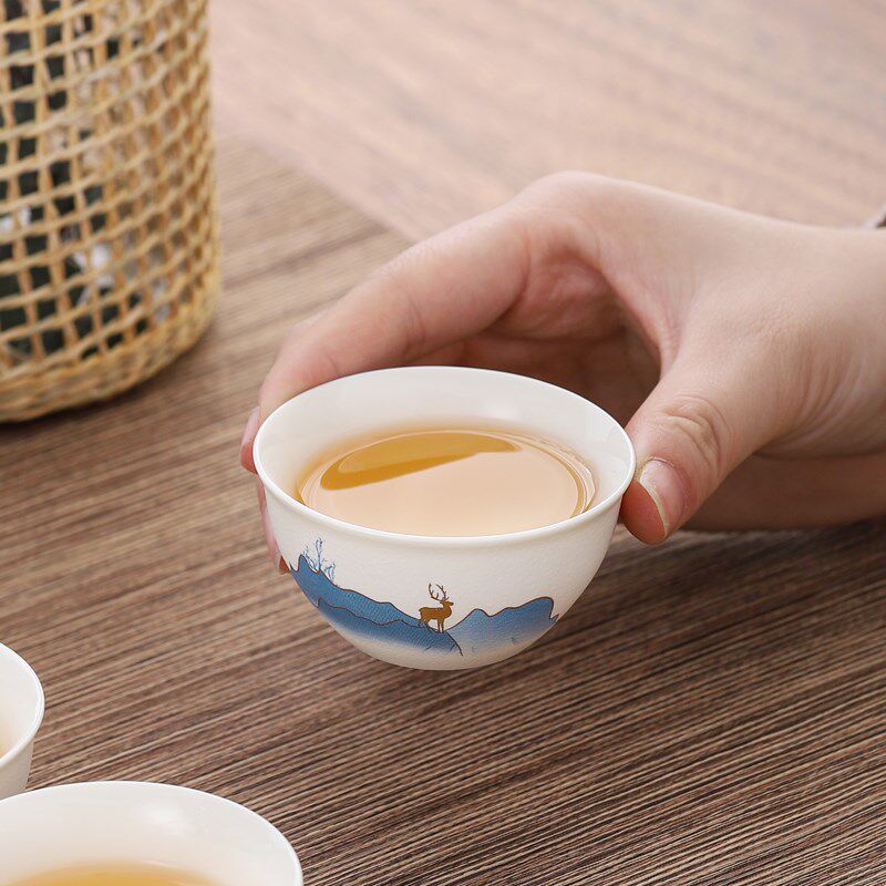 便携式旅行茶具户外随身功夫泡茶壶茶杯小套装简易露营快客杯出差