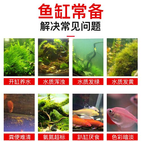 水族硝化细菌鱼缸用硝化菌硝化活菌养鱼用品水族净化剂稳定净水剂