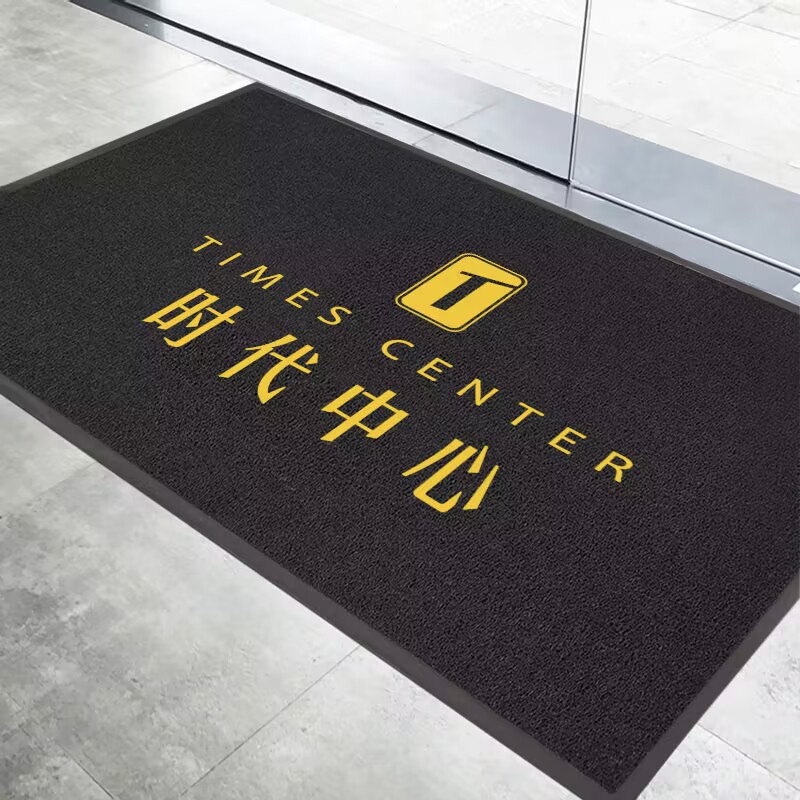 定制迎宾红地毯酒店电梯商场室外打印压印logo商用地垫防水防滑垫图片