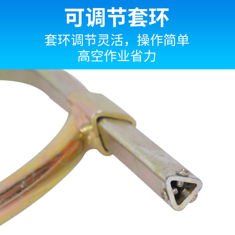 JT-K加厚活动式水泥杆脚扣电工爬杆铁鞋登杆电力脚扣电线杆爬杆