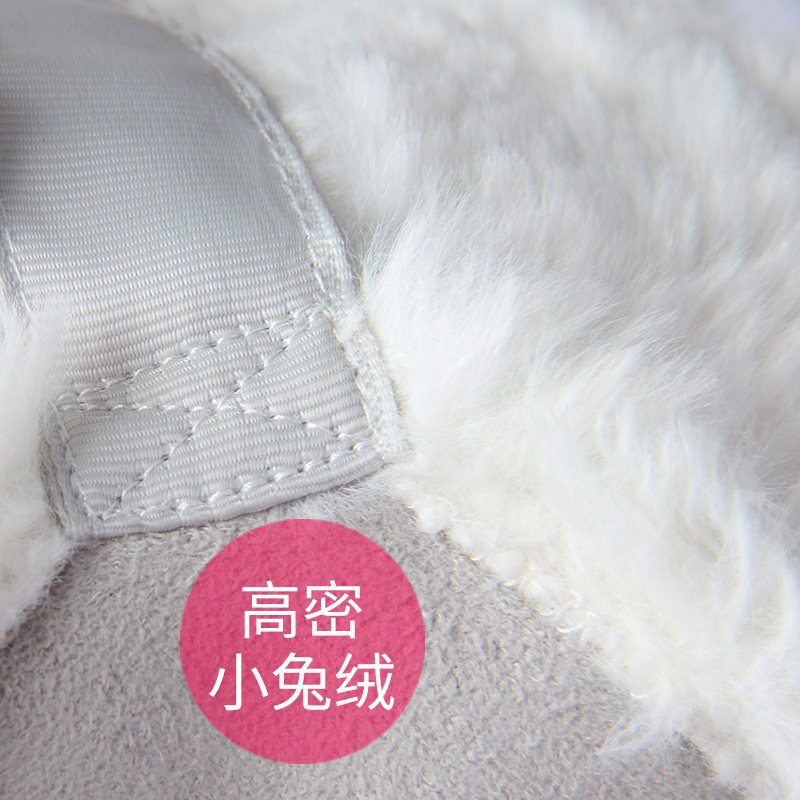 猫吊牀挂窝笼子用猫秋千挂式猫咪宠物吊牀麂皮高密小兔绒双面可用
