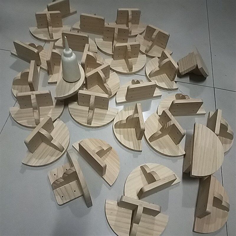 实木鸽子栖架站架48元10个包邮榫卯结构鸽舍鸟窝信鸽赛鸽鸟窝