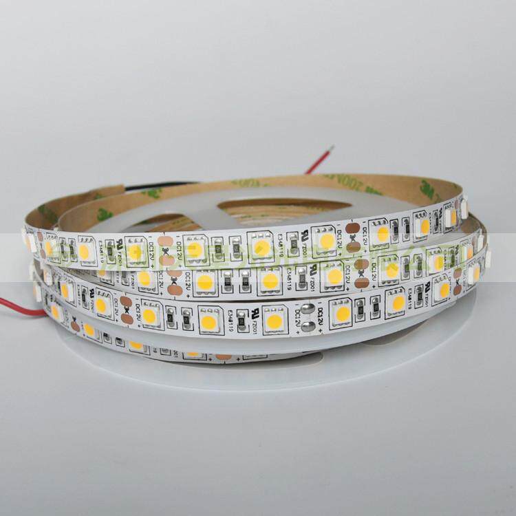 LED软灯带12V24V5050自粘客厅户外防水贴片超亮120珠灯条光带线灯