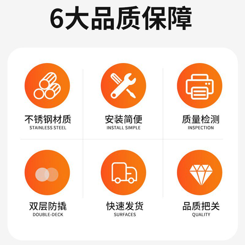 红古皇冠欧式通用加厚机械门锁不锈钢防盗面板把手入户大门木门锁