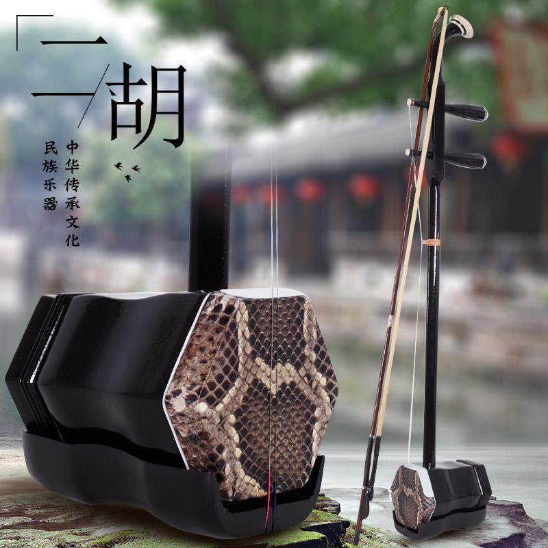 苏州色木二胡 成人儿童初学二胡实木二胡送全套配件包邮实木二胡