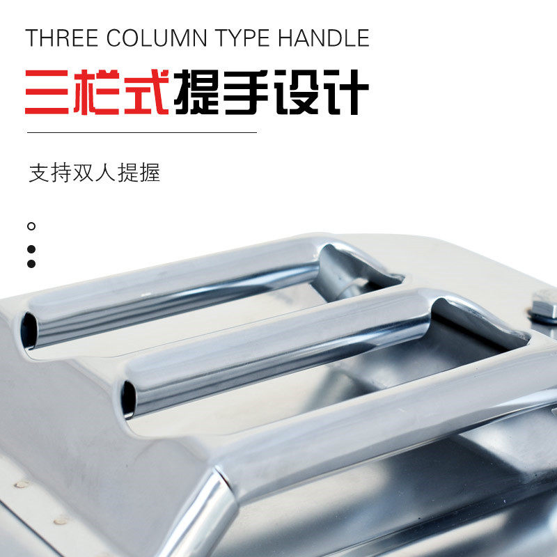 304加厚不锈钢油桶20升30升户外自驾游备用汽油桶车载品汽油油桶
