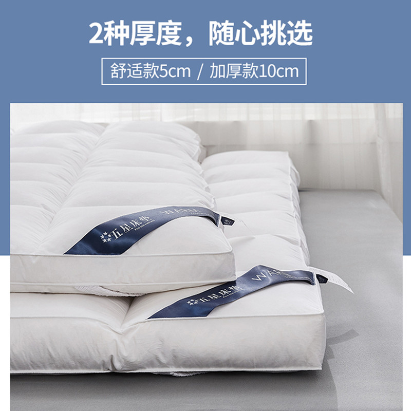床笠款垫被铺底四季通用家用榻榻米垫子10cm加厚软垫被双人床褥子