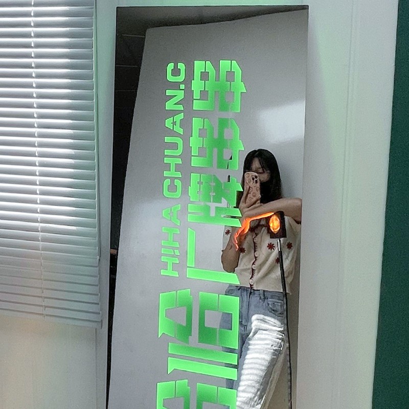 创意亚克力发光字灯箱 镜面不锈钢led广告牌 门头招牌灯牌定制