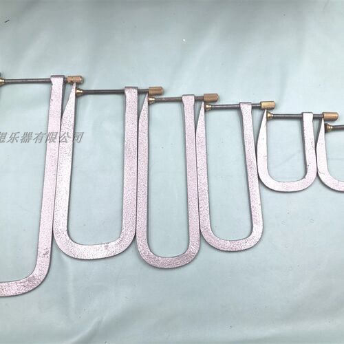小提琴音梁夹具木工固定夹中大提琴快速粘接音梁夹子深喉铝夹紧器