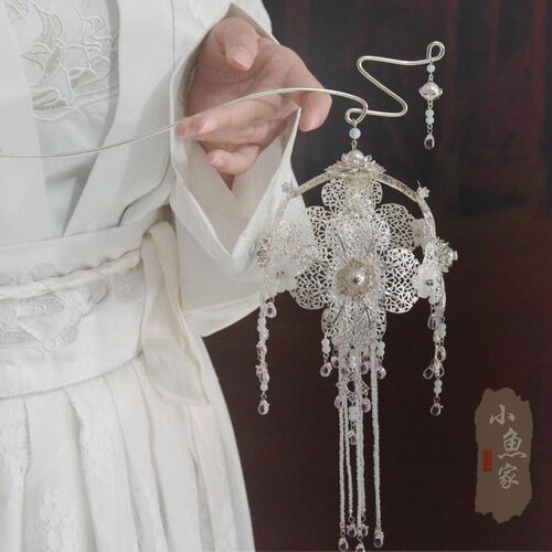 小鱼家【月落灯花】复古风手提灯笼汉服配饰宫灯仙女手持中式新娘