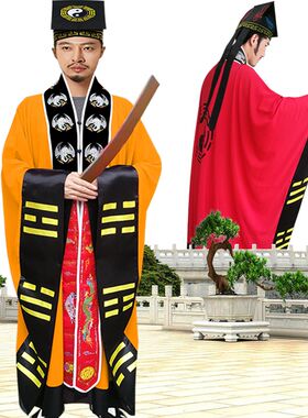 道士服装精品法衣经衣道长用品仙鹤道衣太极高功道袍八卦法袍道服