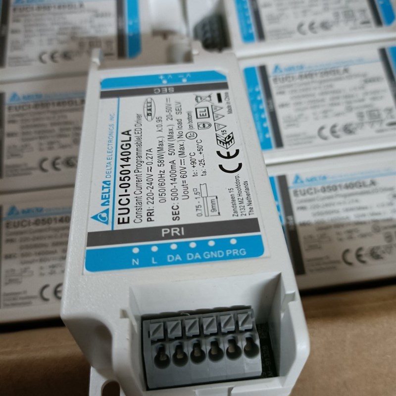 EUCI-050140GLA驱动电源 可调光LED变压器 20-50V 500-1400MA 50W