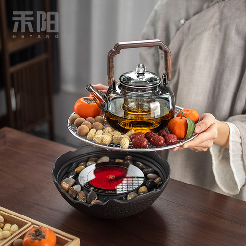 禾阳 围炉煮茶茶壶家用室内全套装备插电小型煮茶电炉套装电陶炉