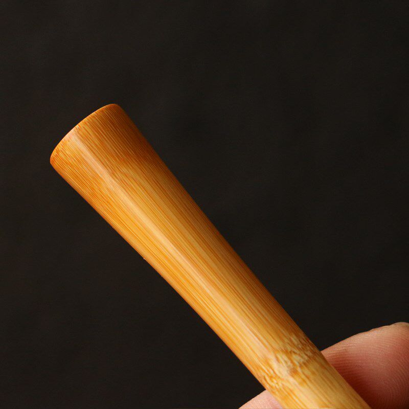 纯手工制作天然竹枝烟斗压棒精磨玉竹枝烟丝按压棍烟具配件竹压棒