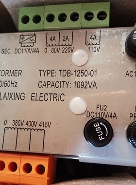 电梯变压器TDB-1250-01电梯控制柜专用变压器1092VA电梯配件