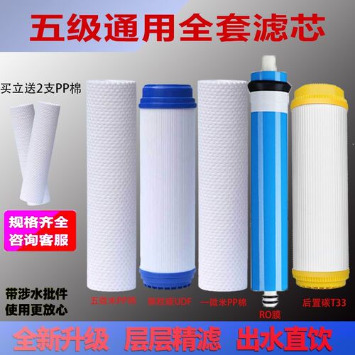 世纪倚源家用净水器反渗透纯水机滤芯零配件 天露廿泉净水机滤芯