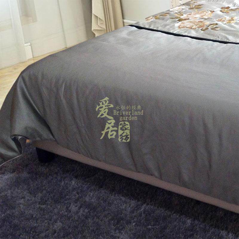 新中式床上用品展厅公寓简约样板房欧式多件套复古高端家居定制